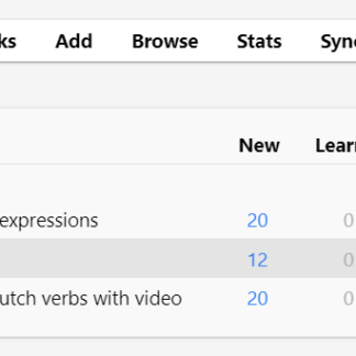280 flashcards of Dutch adjectives for Anki